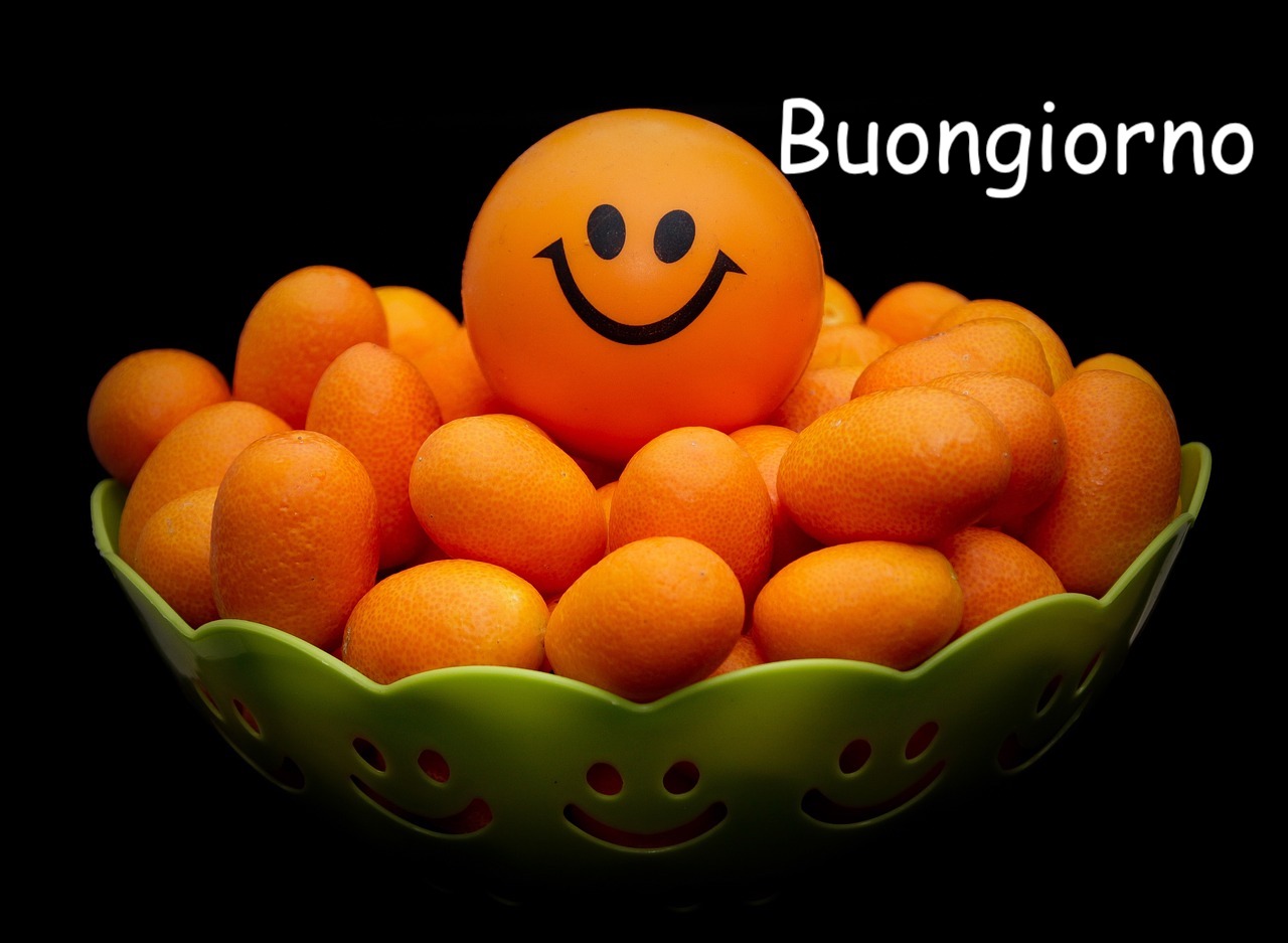 buongiorno col sorridere da scaricare gratis foto di arance sorridenti